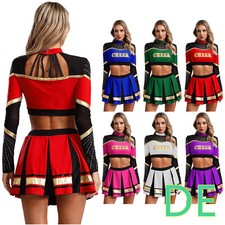 DE~Damen Cheer Leader Kostüm