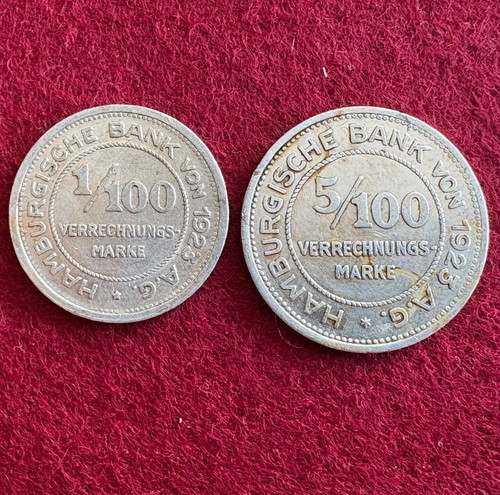 Hamburg notgeld 1923 - notgeld, 1923: