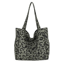 Leopardenmuster canvas tasche - leopardenmuster,