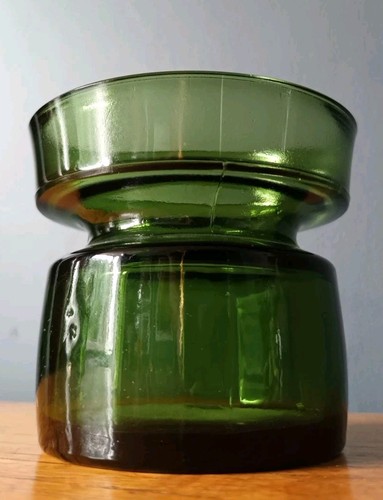 Vintage mcm danish green glass - mcm,