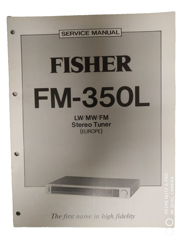 Fisher service manual - fisher,