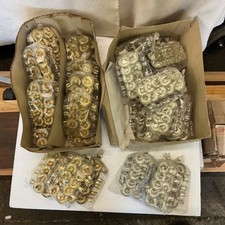 Alte Christbaumkerzenhalter Kerzenzwicker Silberfarben Goldfarben