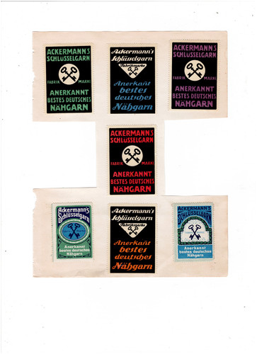 Alte reklamemarken der firma - 7,