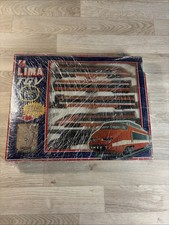Lima TGV Zug funktionsfähig 100% Box 90x75cm Vintage Sammlung