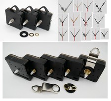 Quarz Uhrwerk geräuschlos - Welle nach Wahl f. DIY, Wanduhren ohne ticken leise