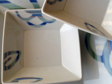 3er Set Thomas Loft Light  Rillen Dekor Moderne Porzellan Servierschalen NEUWARE