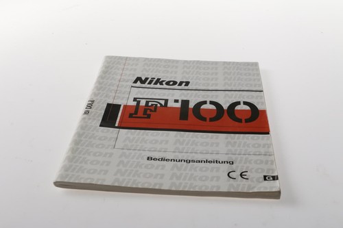Nikon f100 bedienungsanleitung - nikon,