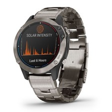 Quatix 6X Solar GPS-Laufuhr 51mm Titanium, die ultimative Garmin Sportuhr