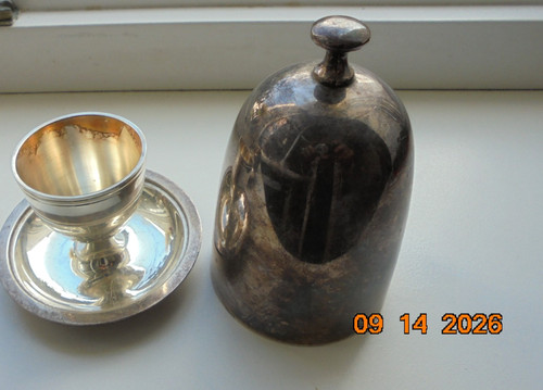 Eierbecher mit haube - haube, 2stück