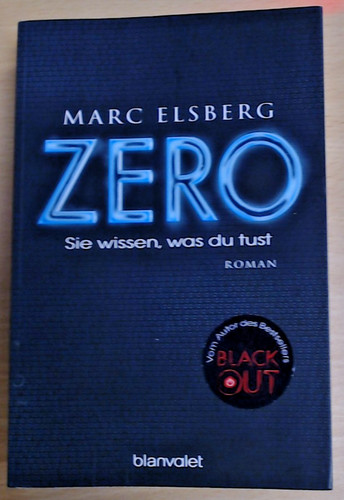 Marc elsberg zero sie - zero,
