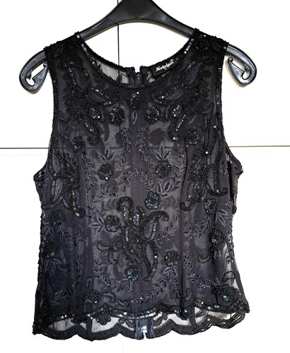 Nostalgia spitzen abend top - spitzen, abend-top