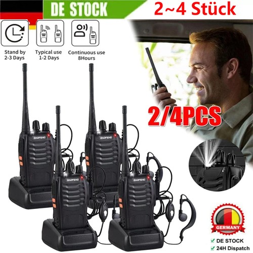 Stück walkie talkie mit - 2~4,