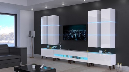 Moderne wohnwand schrankwand - moderne,