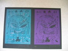 2 Orig. Linolschnitte von