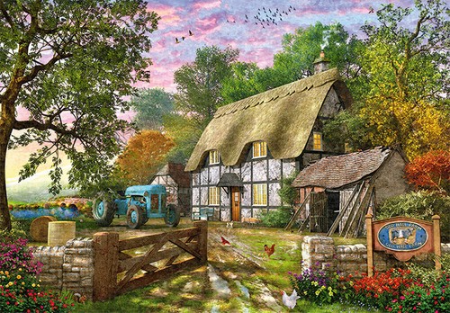 Puzzle das bauernhaus - puzzle, bauernhaus,