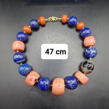 koralle und Lapislazuli perlen