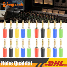 2mm 10A Mischfarben Bananenstecker Lautsprecherkabel Draht Pin Für Verstärker DE