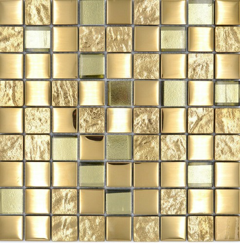 Mosaikfliesen gold bronze - mosaikfliesen,