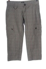 MEXX Cargohose Damen Hose Gr. DE 36 hellgrau-rot Casual-Look