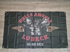 Biker Club HA Fan Fahne Banner Flagge Wandbehang Partydeko ca. 90x150 cm