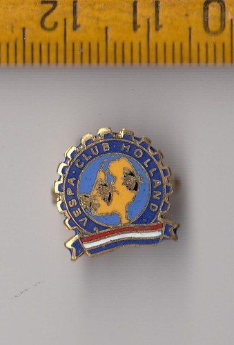 Vintage emaille vespa club - vintage,