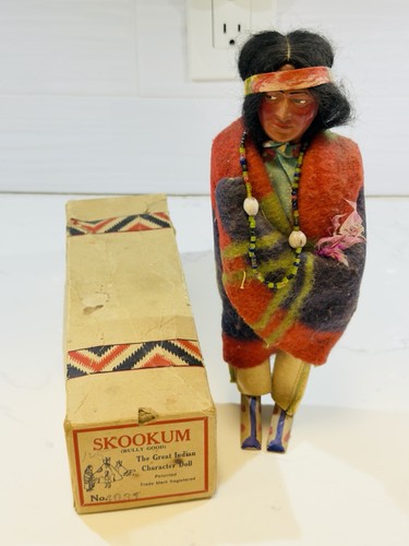 Vintage indianer skookum - vintage,
