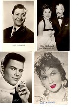 4 Autogrammkarten Gina