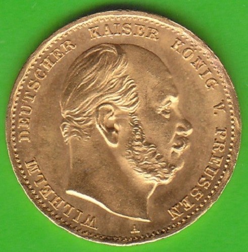 Münze gold preußen mark - 10,