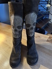 Stiefel Mit Totenkopf Braun