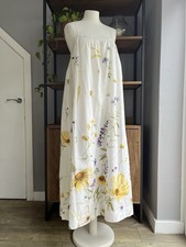 H&M Maxikleid M 12 14 weiß