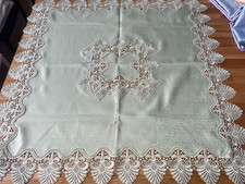 Grün spitzen tischdecke - spitzen,