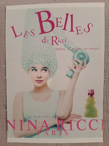 Werbepapier parfum ricci - n.,
