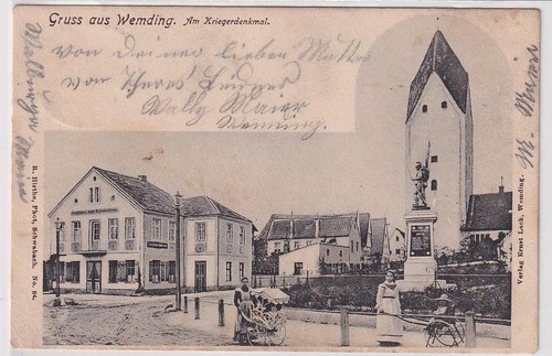 98716 gruß aus wemding - ak,