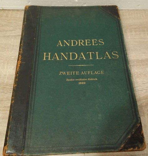 Andrees handatlas zweite - handatlas,