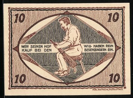 Notgeld unterweißbach thür - unterweißbach, /thür