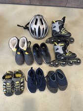 Rollschuhe 29 - 32, Helm