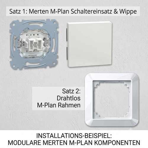 10x merten wechselschalter - 10x,