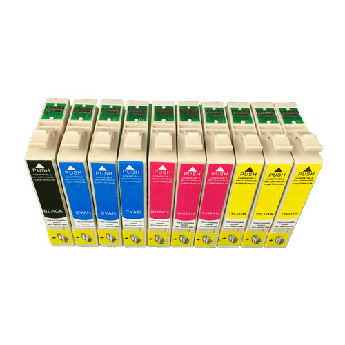 10x tinte für epson workforce - tinte,