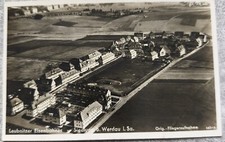 AK Werdau   Leubnitz Eisenbahner Siedlung Fliegeraufnahme um 1930