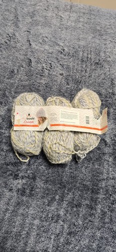 Myboshi cream weiß - gelb, blau