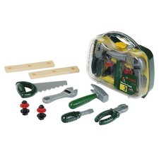 Theo Klein 8465 Bosch Werkzeugkoffer mit Zubehör für Kinder Robuster Koffer