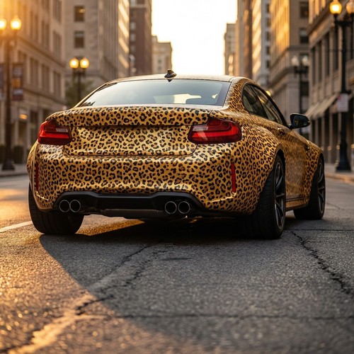 Design auto folie - auto-folie, tiger