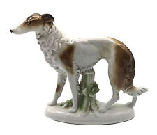 Porzellan Windhund / Barsoi  Fasold & Stauch aus Thüringen um 1925