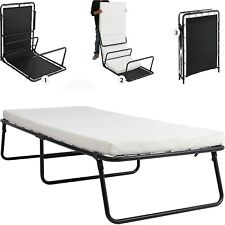 Gästebett Einzelbett Metallbett Klappbett Faltbett klappbar Memoryschaum-Matratz