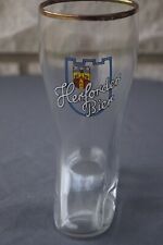 Schöner ,alter,gepflegter  Herforder Pils Bierstiefel,0,2 L-Altes Emblem