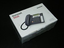 Siemens Gigaset 5020 analog Telefon schwarz silber gute Zustand !!!         **34