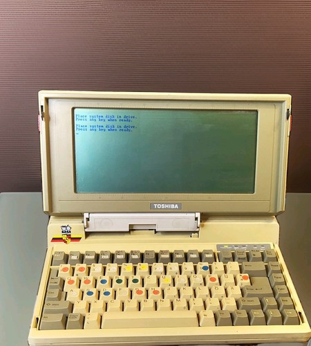 Toshiba t1100 plus vintage - toshiba,