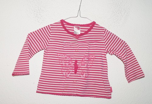 Pink gestreifte shirtjacke - pink,