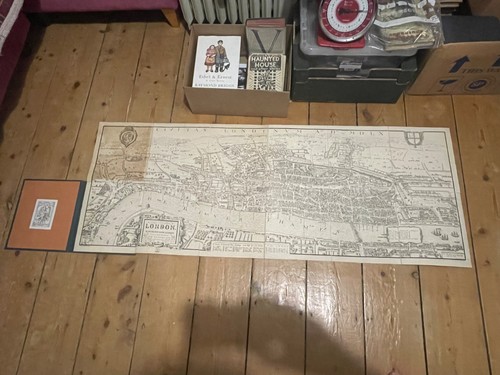 Karte von london 1560 1865 - london, 1560,