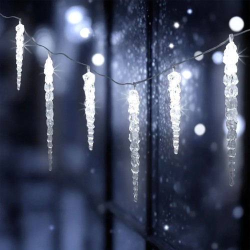 Eiszapfen lichterkette kalt - eiszapfen,